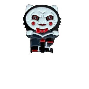 Spooky Cat Inspired Saw Billy Trading Pin